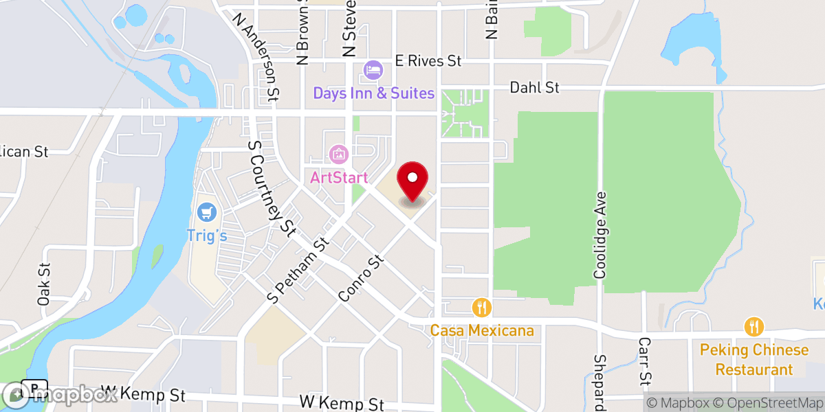 Map showing location of Nativity of Our Lord Catholic Church - St Mary