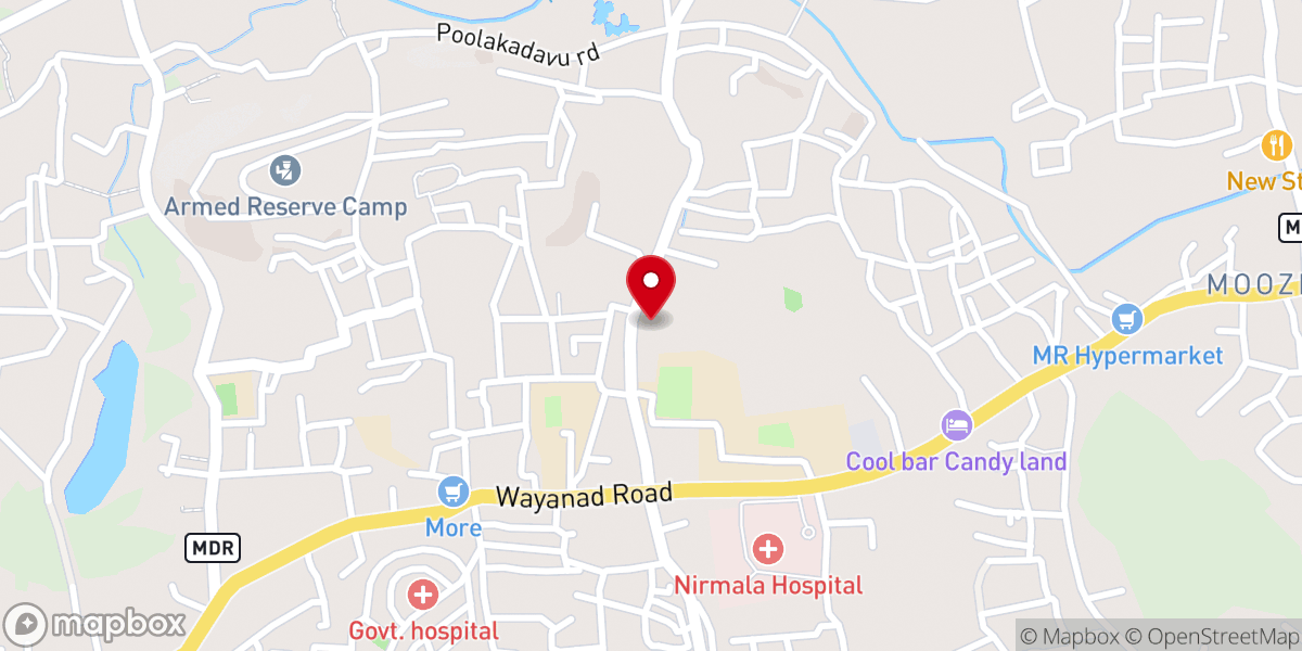 Map showing location of Pope Benedict Institute of Theology and Biblical Studies