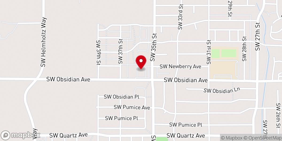 Map showing location of Mountain View Fellowship