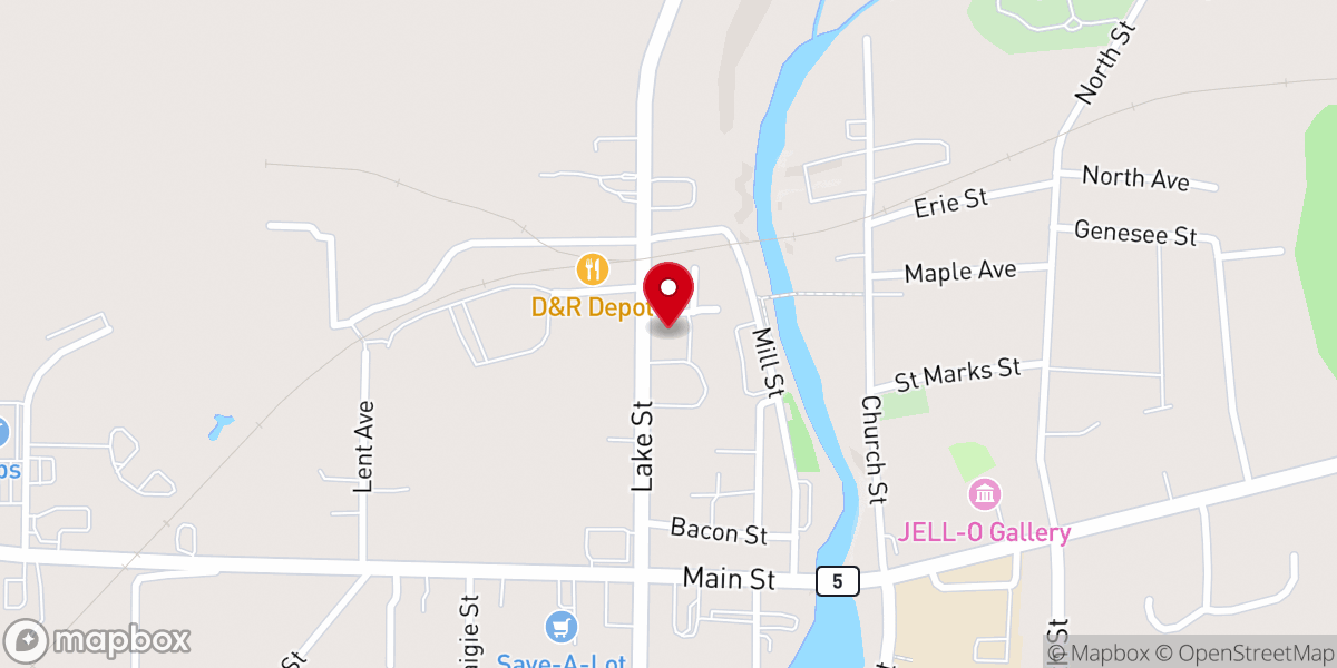 Map showing location of Our Lady of Mercy