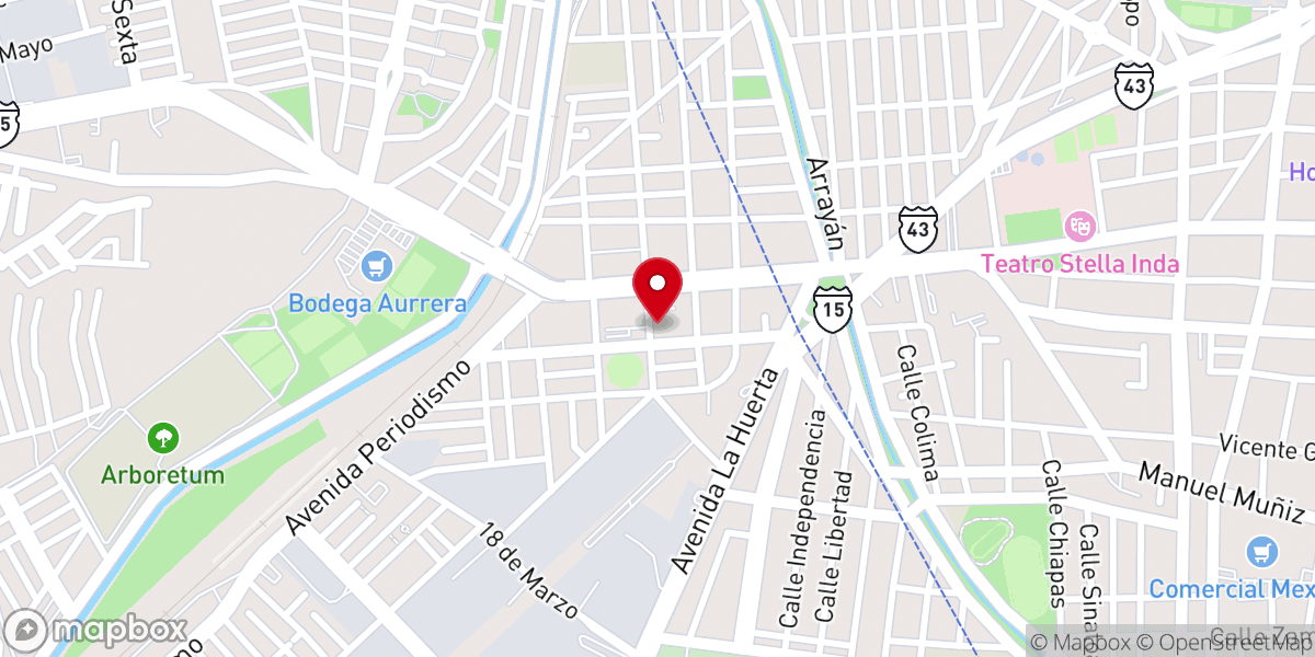Map showing location of Rectoría de Nuestra Señora de los Urdiales