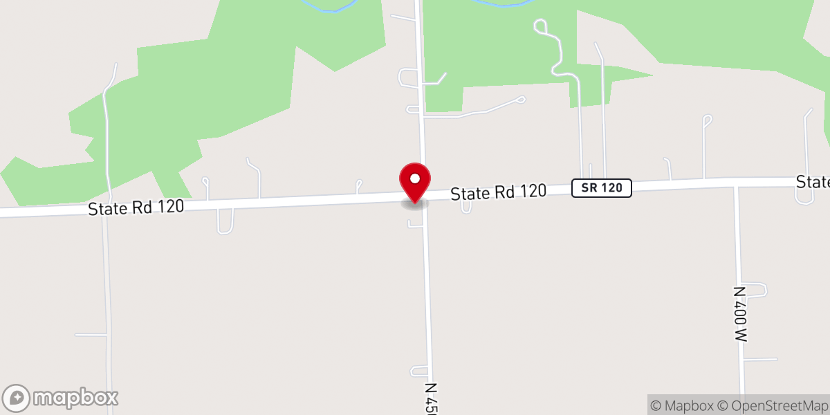 Map showing location of Marion Christian Fellowship