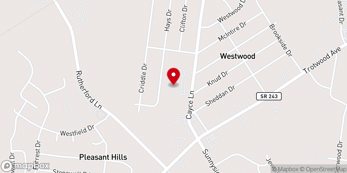 Map showing location of St Catherine of Siena Catholic Church