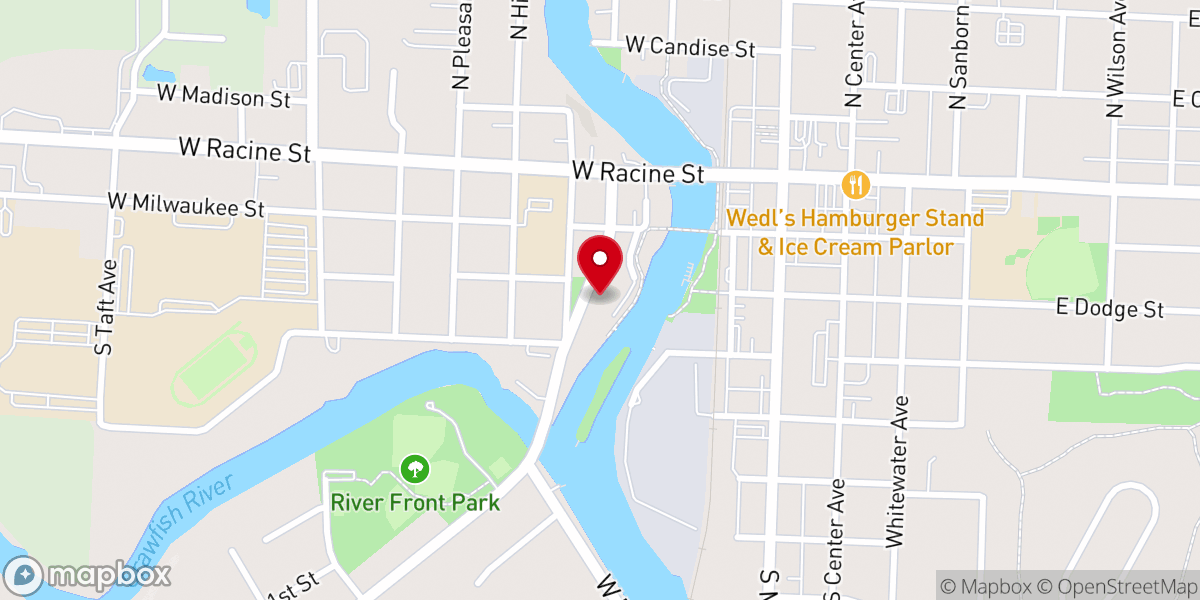 Map showing location of The Chapel Jefferson