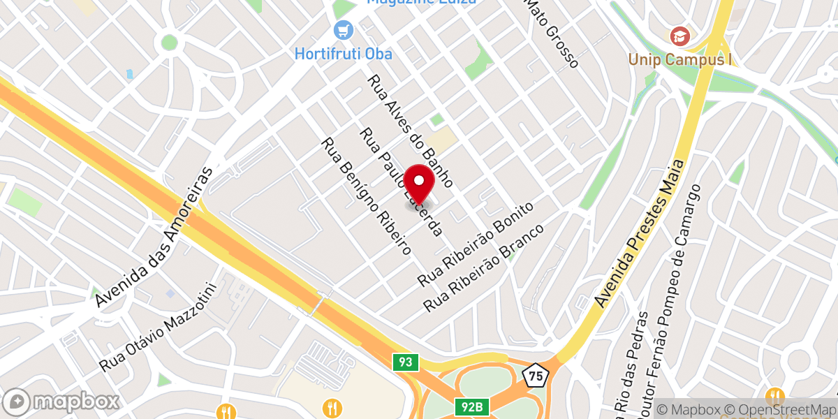 Map showing location of AD Belém - São Bernardo