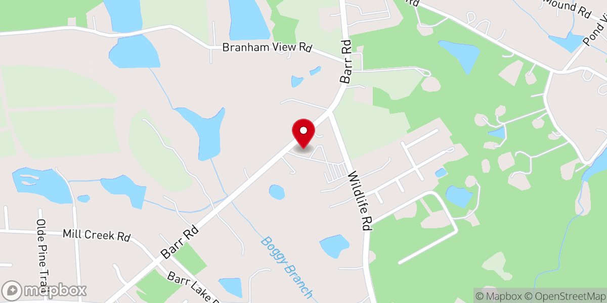 Map showing location of First Baptist Church Of Lexington