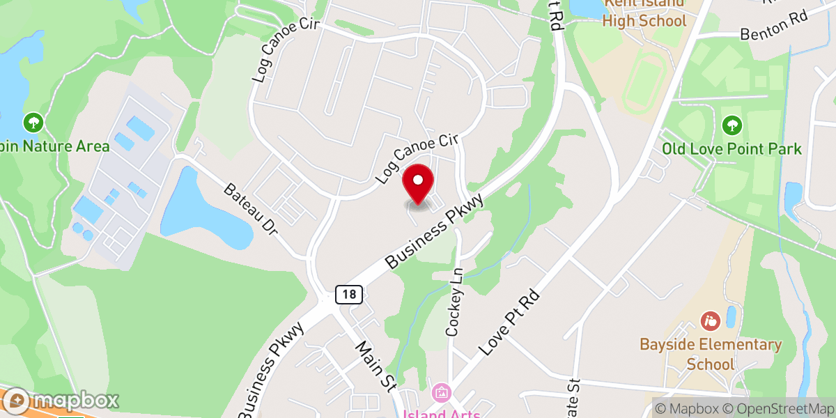 Map showing location of Bay Area Community Church