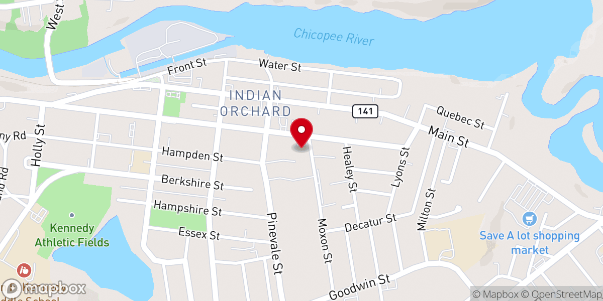 Map showing location of Greater New Life Christian Center