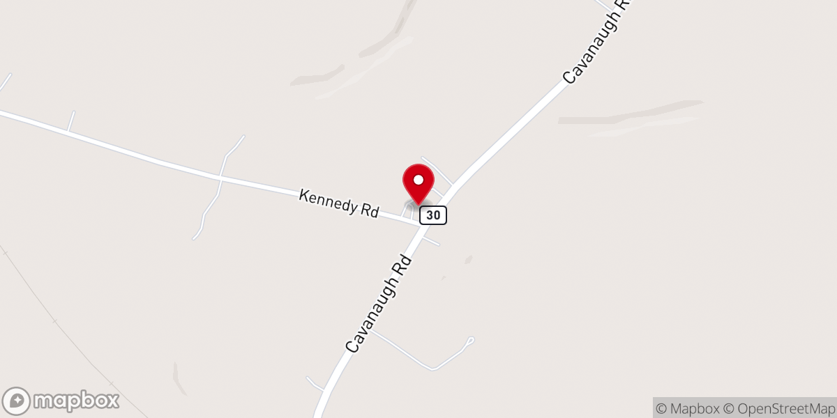 Map showing location of Marcy Pilgrim Holiness Church