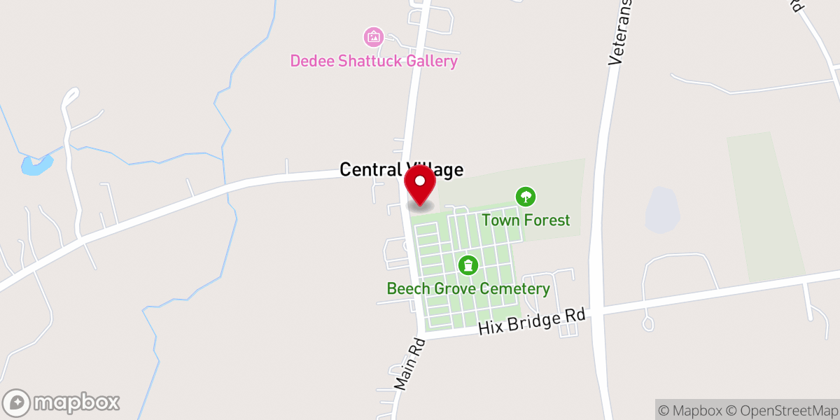 Map showing location of Westport Quakers - Westport Friends Meeting