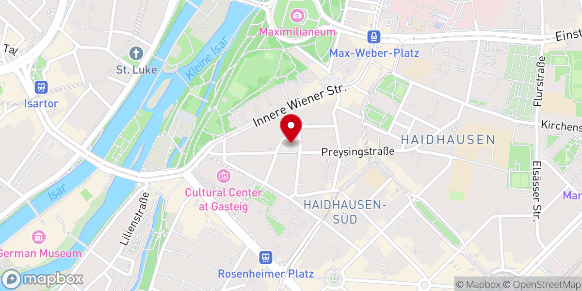 Map showing location of Evang.-Luth. Kirche St. Johannes