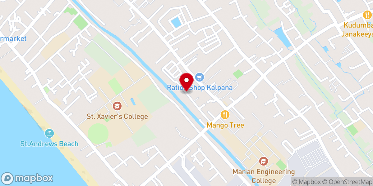 Map showing location of Assemblies of God Grace Evangelistic Church