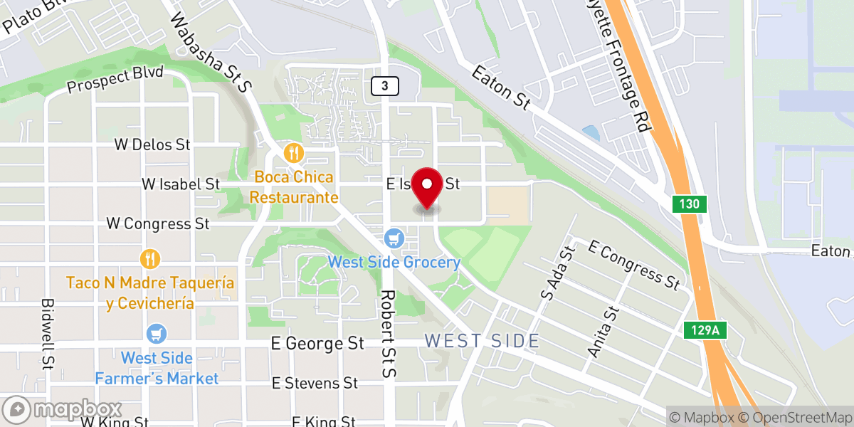Map showing location of St. Elizabeth Orthodox Church