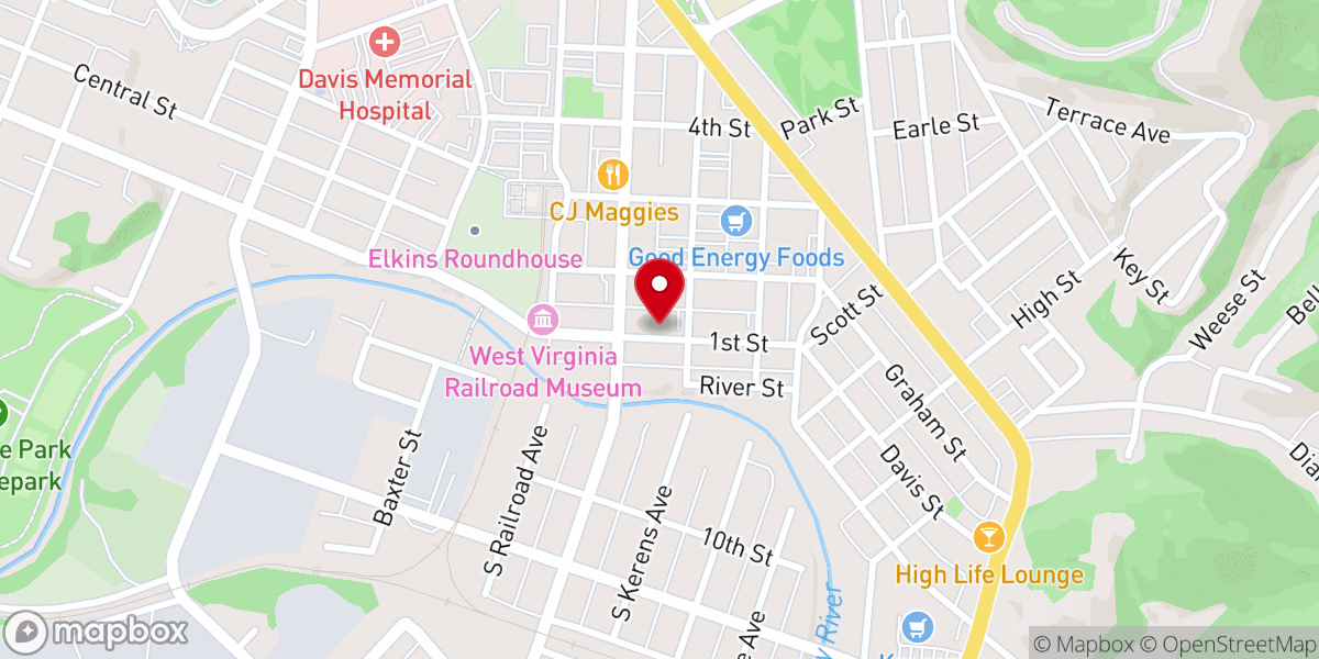 Map showing location of Woodford Memorial Untd Methodist