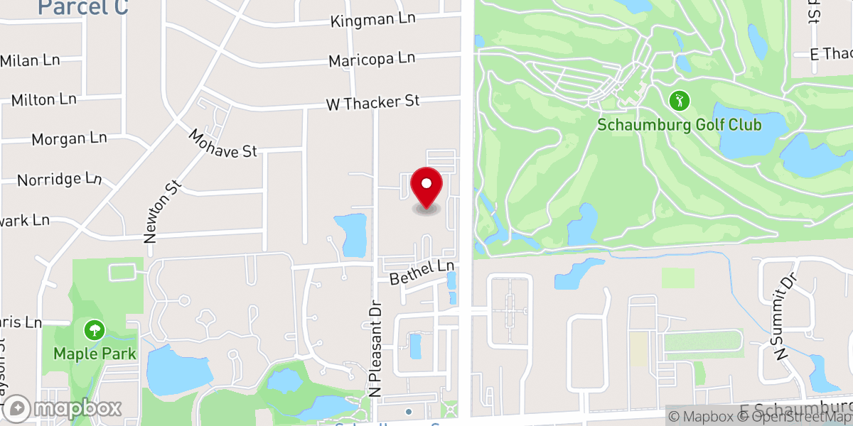 Map showing location of Bethel Deaf