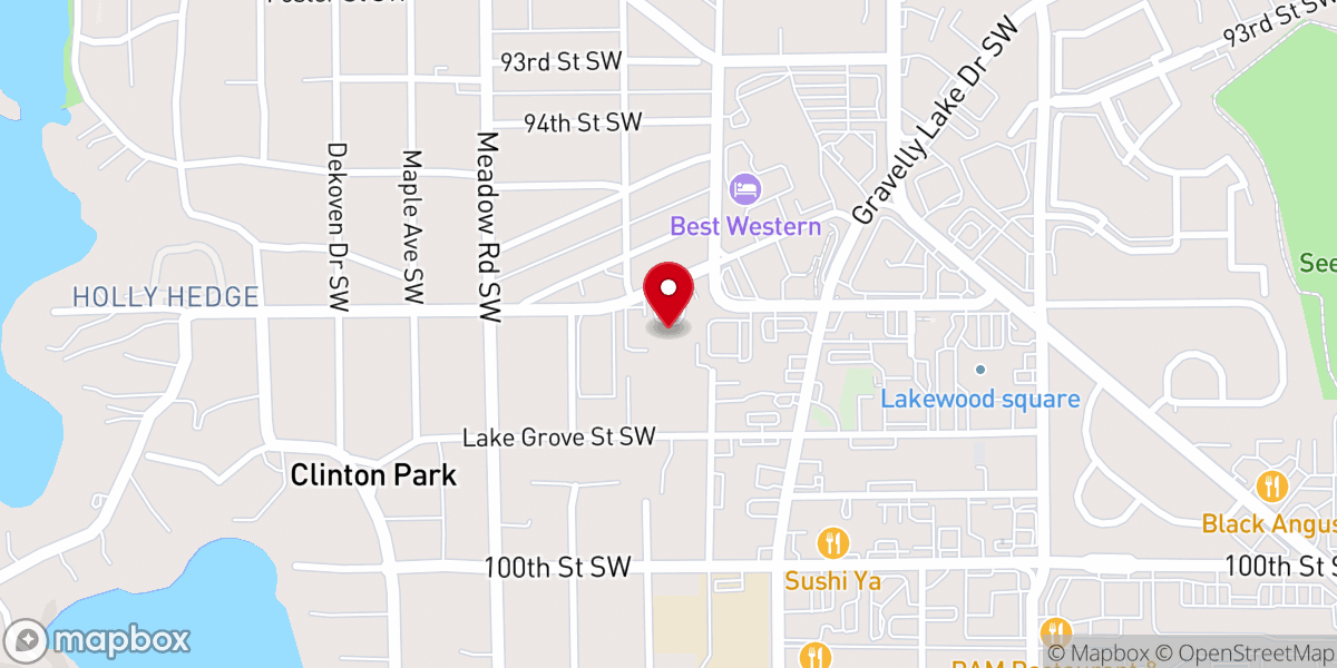 Map showing location of Little Church On the Prairie
