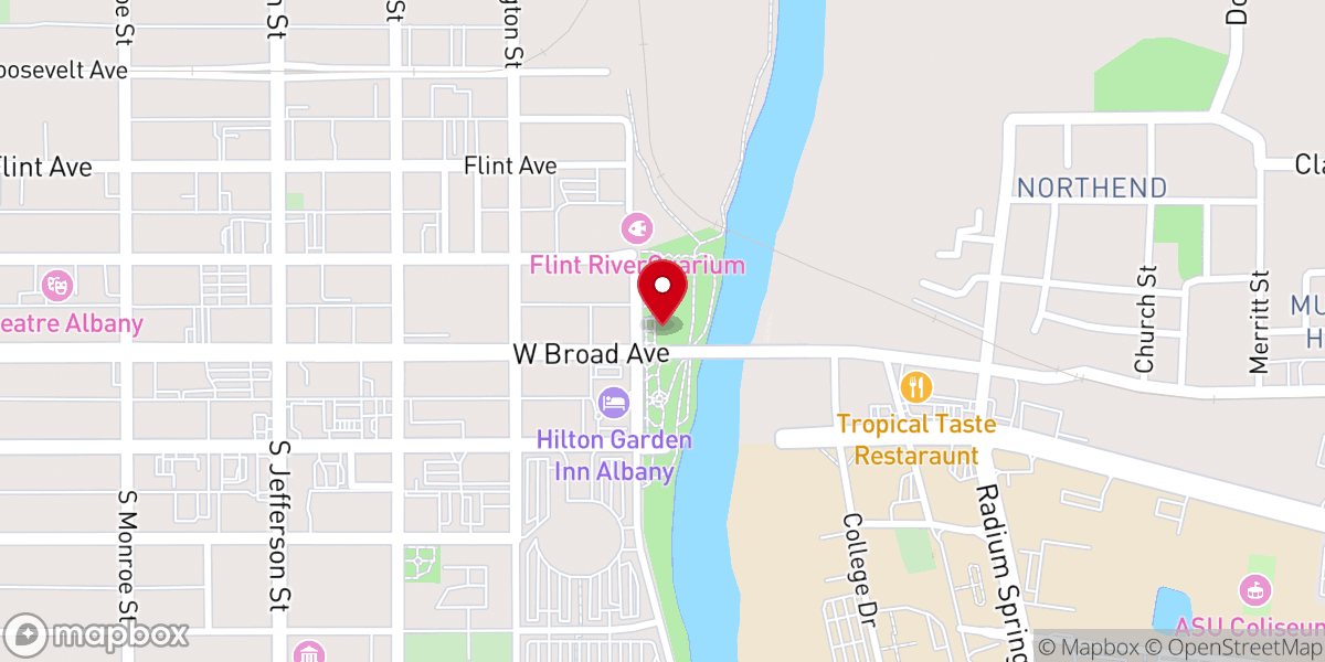 Map showing location of Turtle Grove Park