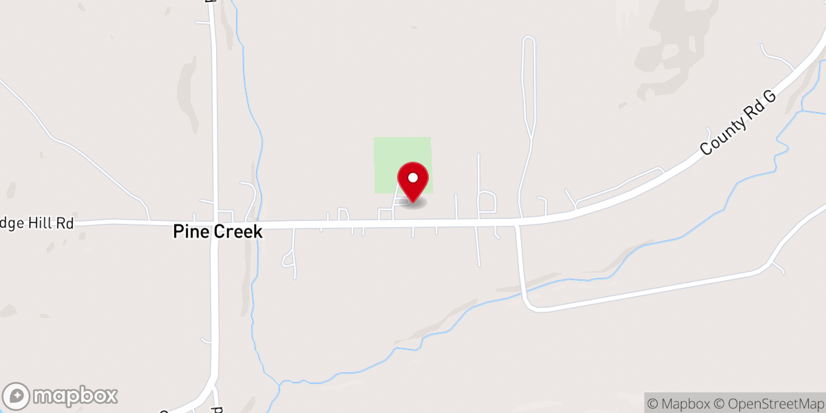 Map showing location of Sacred Heart Catholic Church