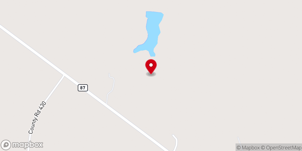 Map showing location of Basin Baptist Church