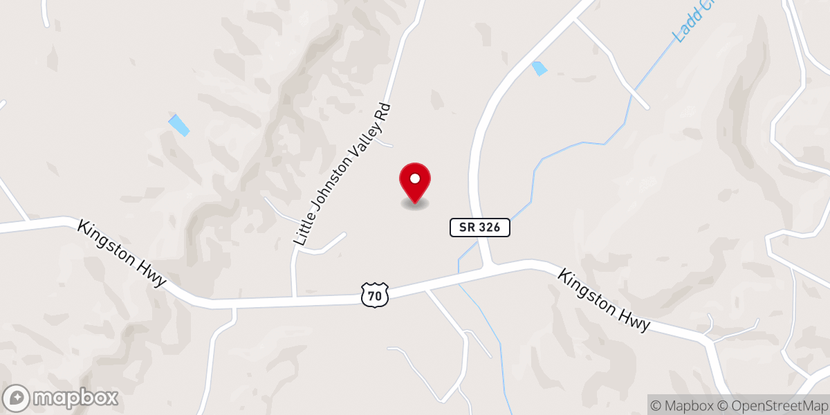 Map showing location of The Barn At Maple Creek