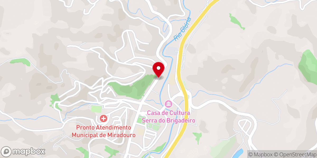 Map showing location of Igreja Cristã Maranata em Miradouro
