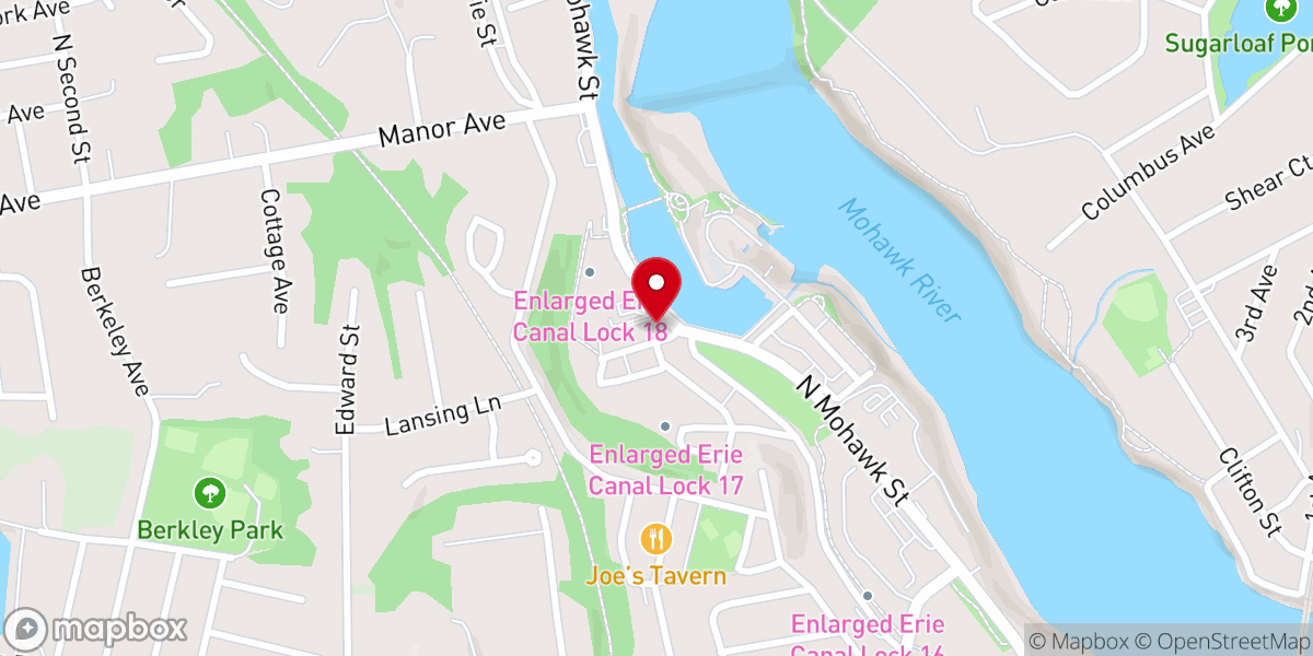 Map showing location of Calvary Grace Church