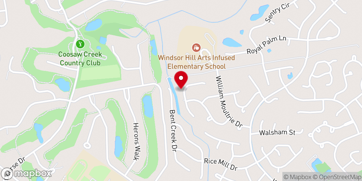 Map showing location of Mount Olivet Pentecostal Holiness Church