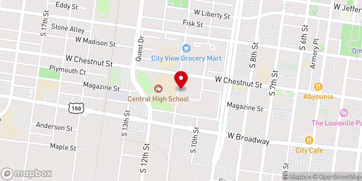 Map showing location of Greater First Peter Missionary Baptist Church Incorporated