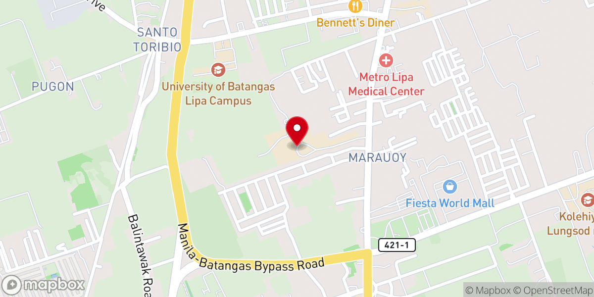 Map showing location of Oblates of Saint Joseph House of Prayer