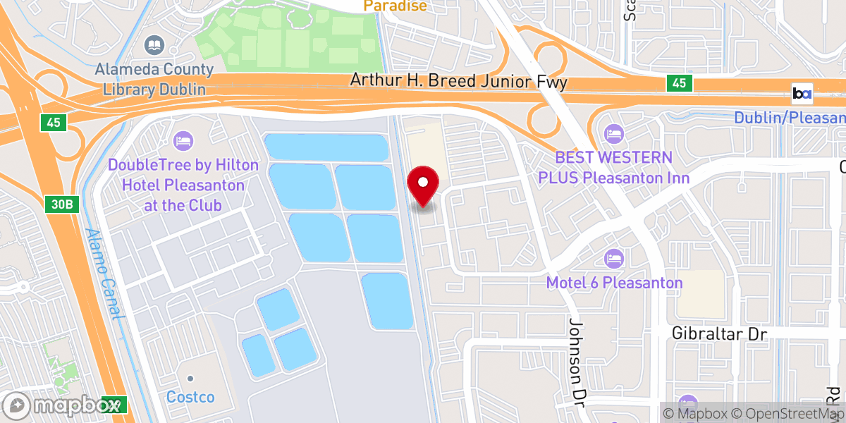 Map showing location of Revival Church