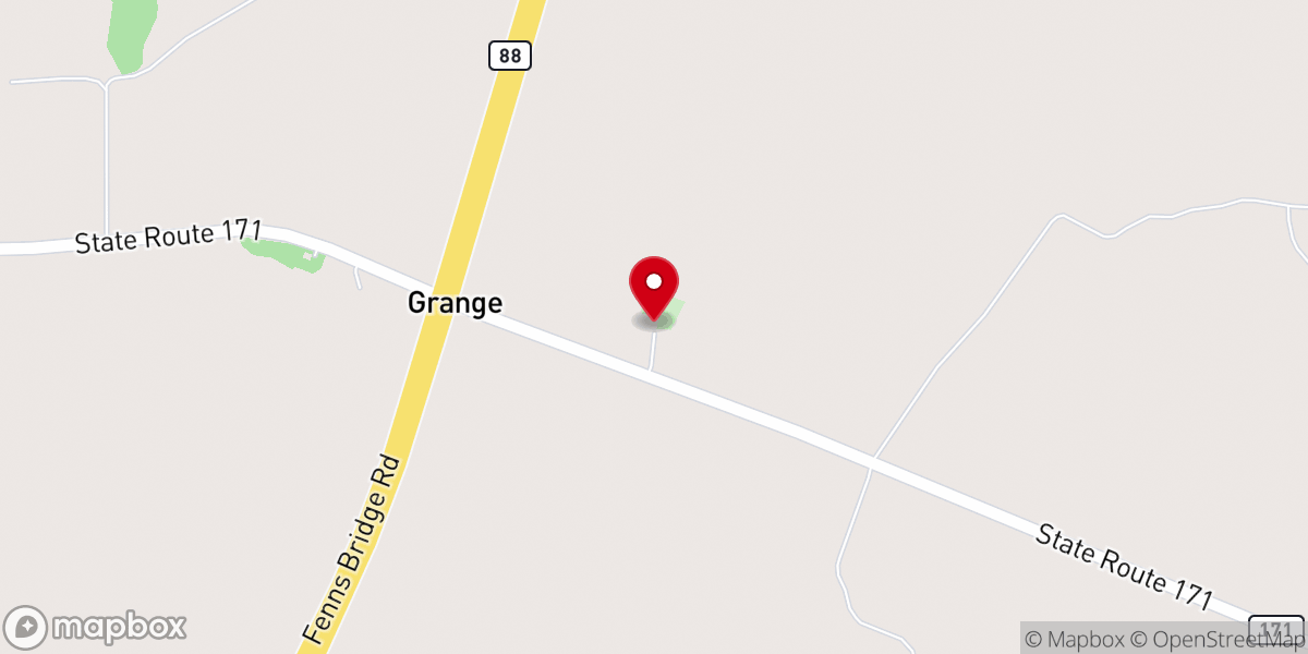 Map showing location of New Hope AME Church