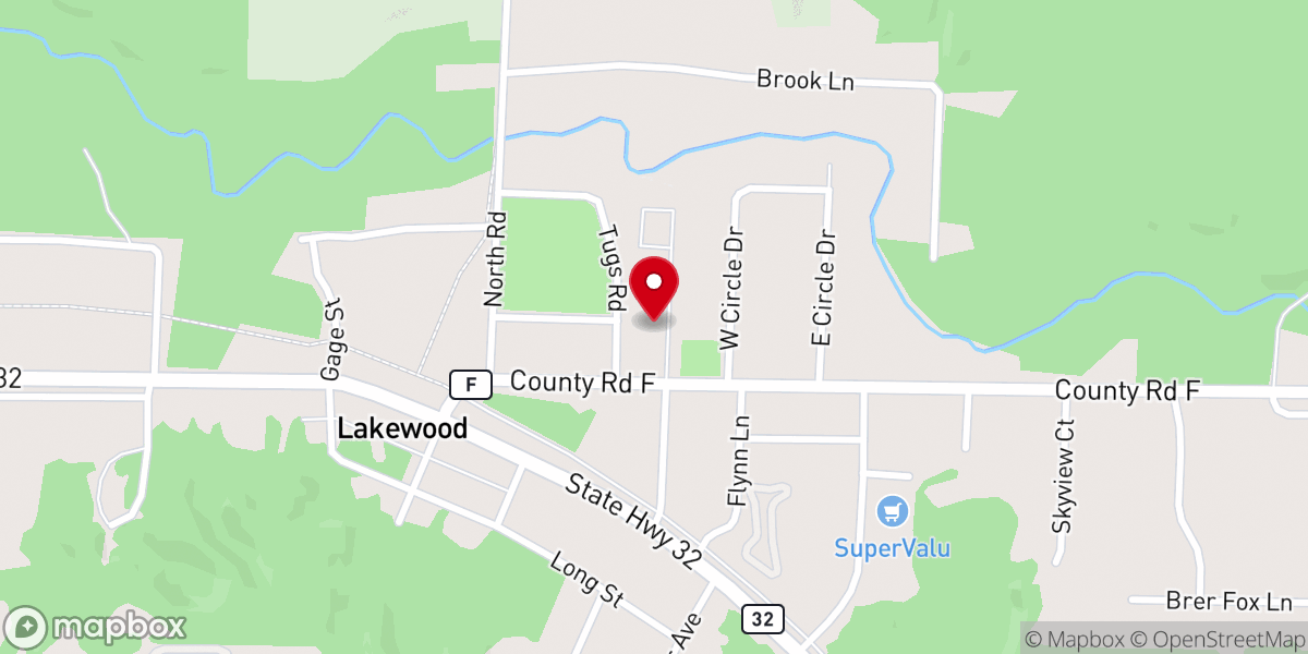 Map showing location of St Mary Catholic Church