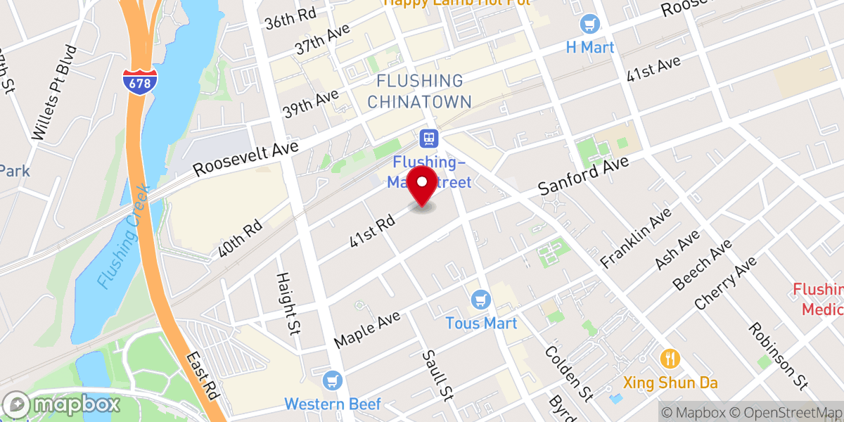 Map showing location of 华信教会 Chinese Faith Church
