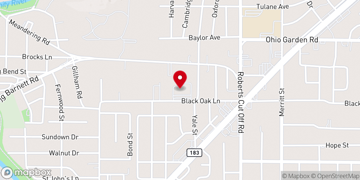 Map showing location of St. Paul the Apostle Catholic Church