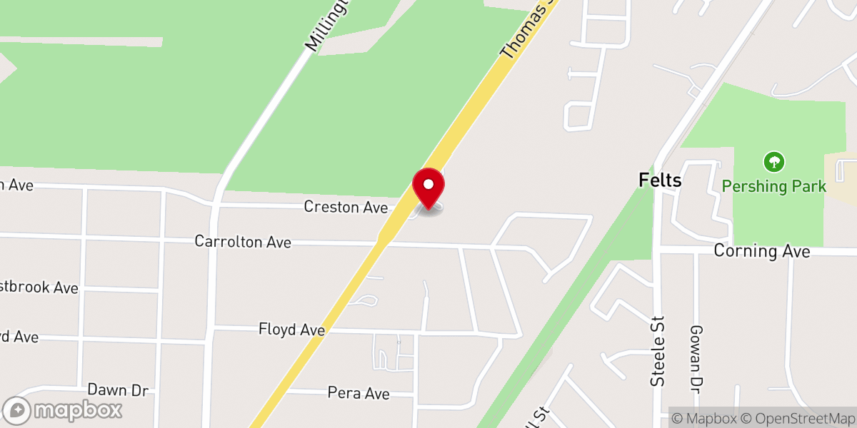Map showing location of Our Lady of Sorrows Catholic Church
