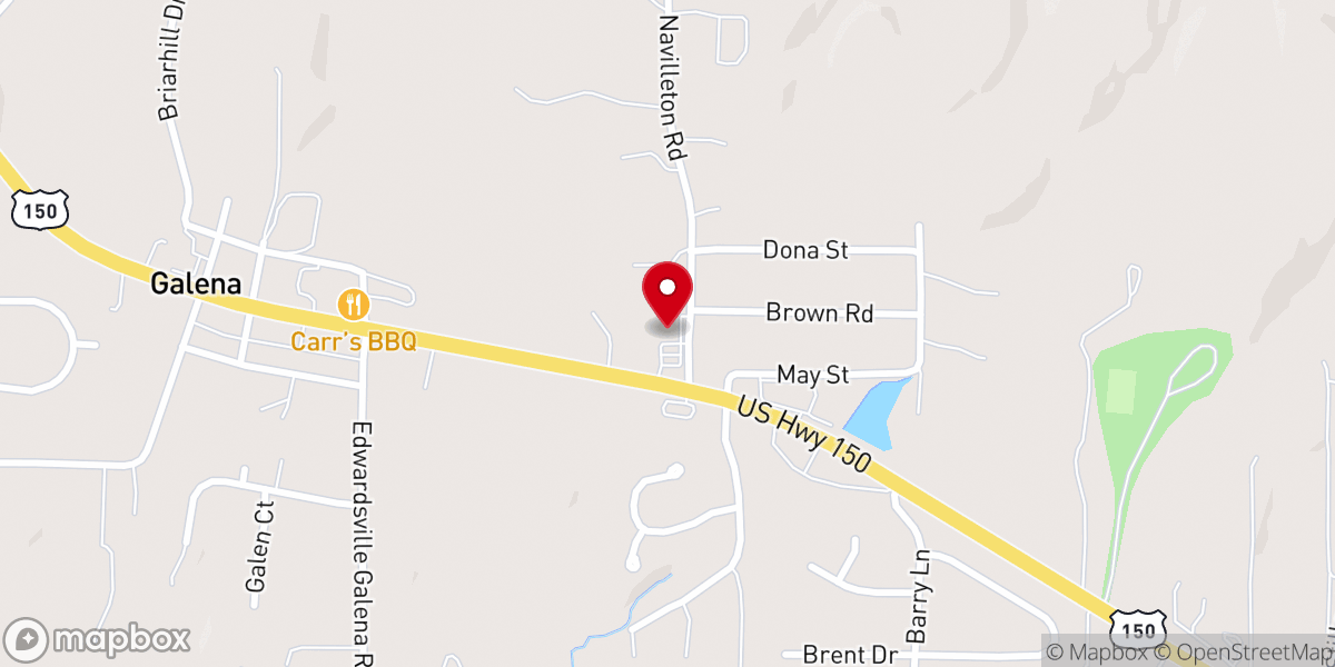 Map showing location of Faithpoint