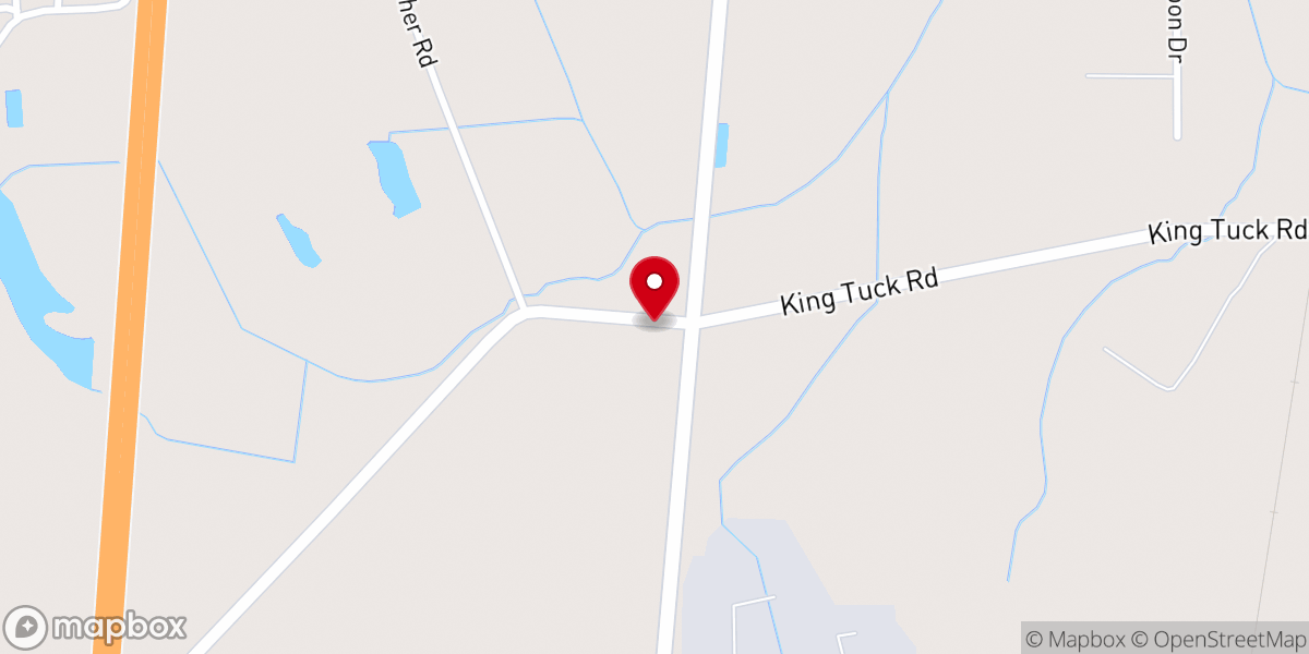 Map showing location of French Church