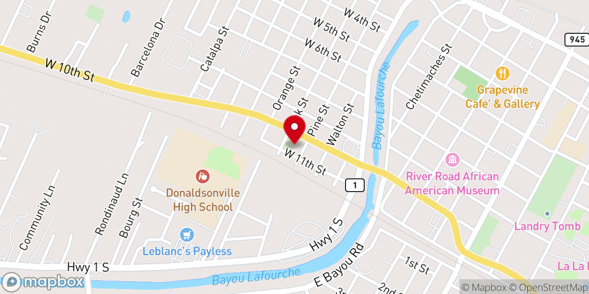 Map showing location of Liberty in Christ Jesus Ministry