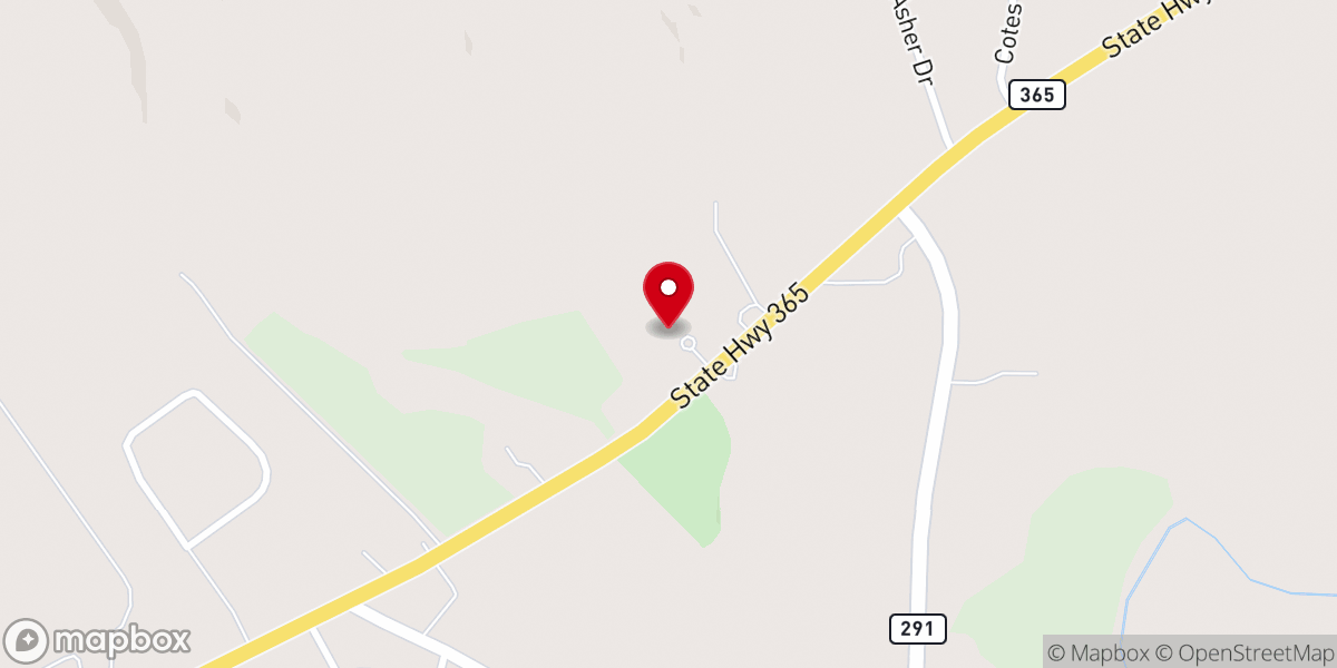 Map showing location of Redeeming Love Fellowship