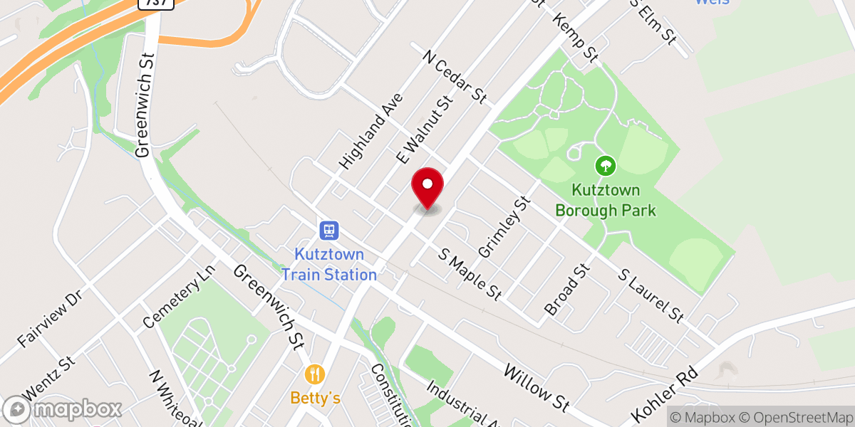Map showing location of Saint Barnabas Episcopal Church