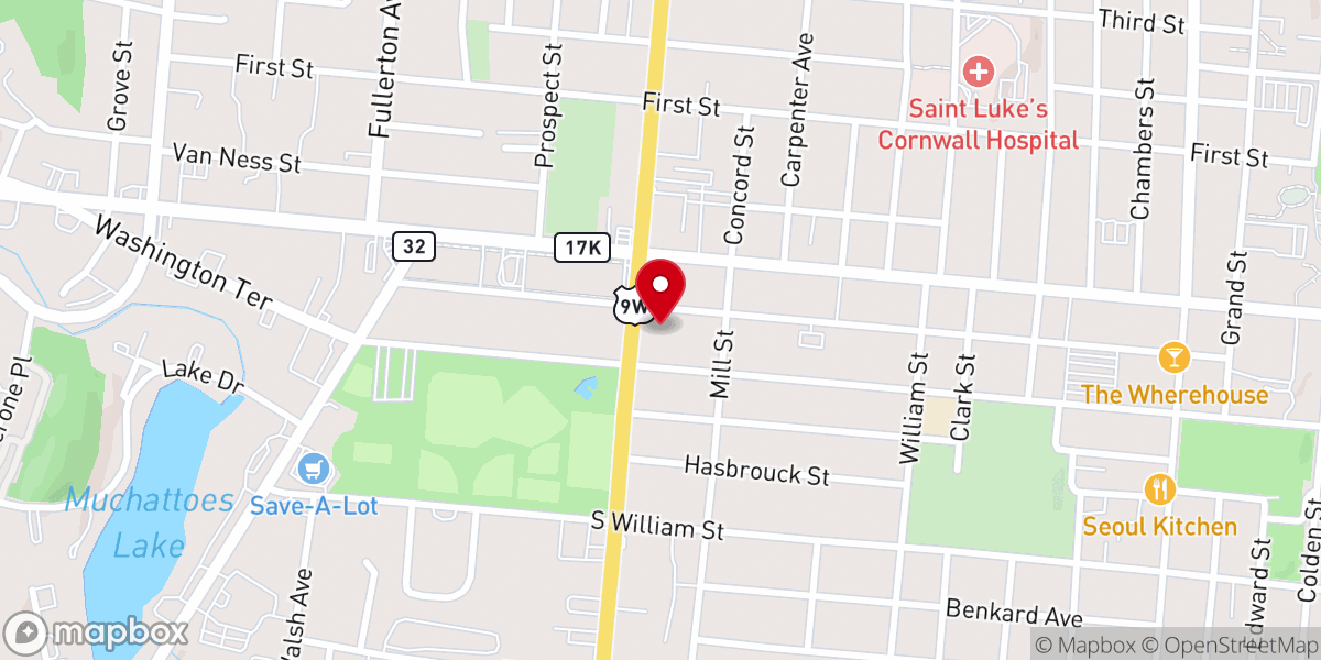 Map showing location of Sacred Heart Church - St. Mother Teresa Parish