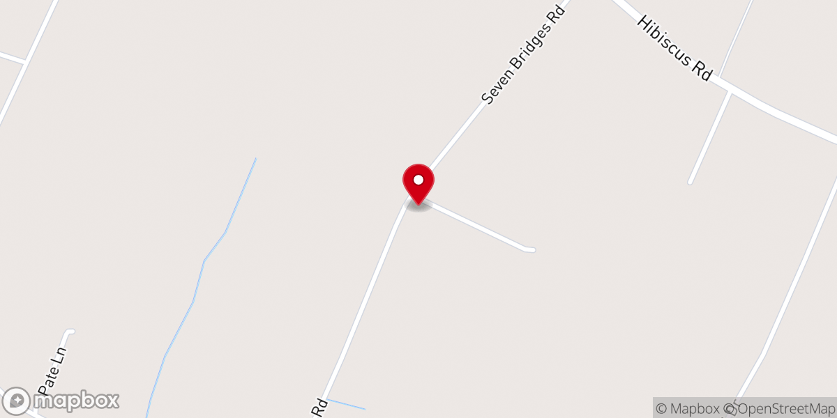 Map showing location of St Mark Freewill Baptist Church