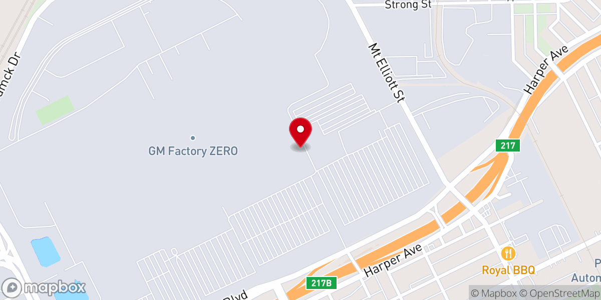 Map showing location of Triumph Missionary Baptist Church