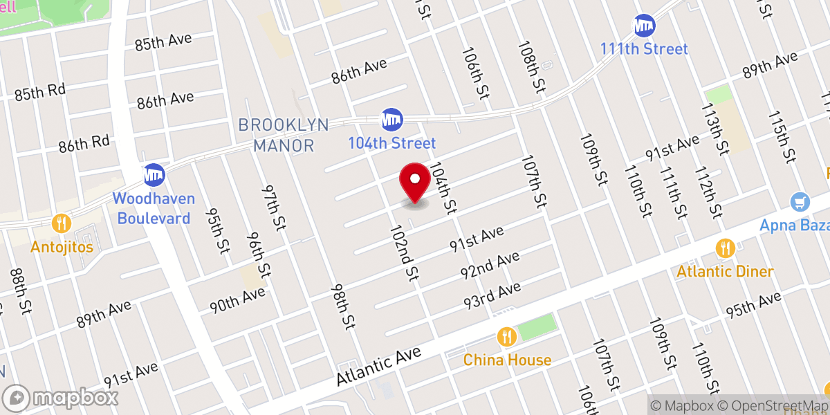 Map showing location of Community Bible Evangelical