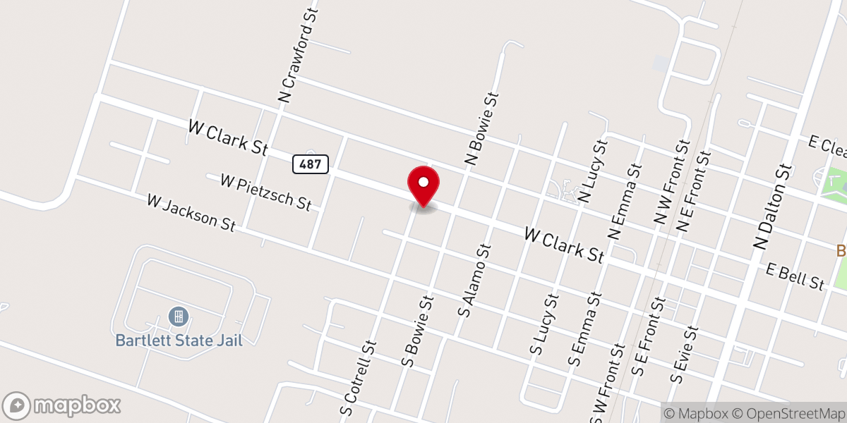 Map showing location of First United Methodist Church