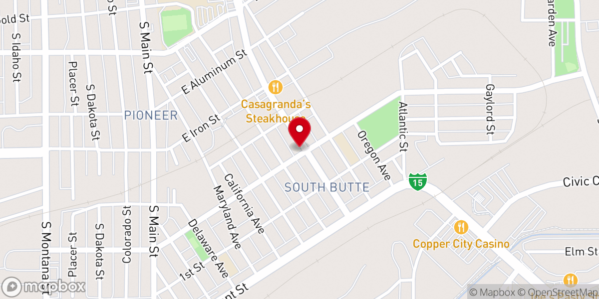 Map showing location of St Joseph Catholic Church