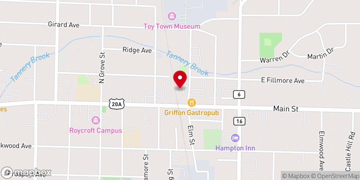 Map showing location of Riley Street Station