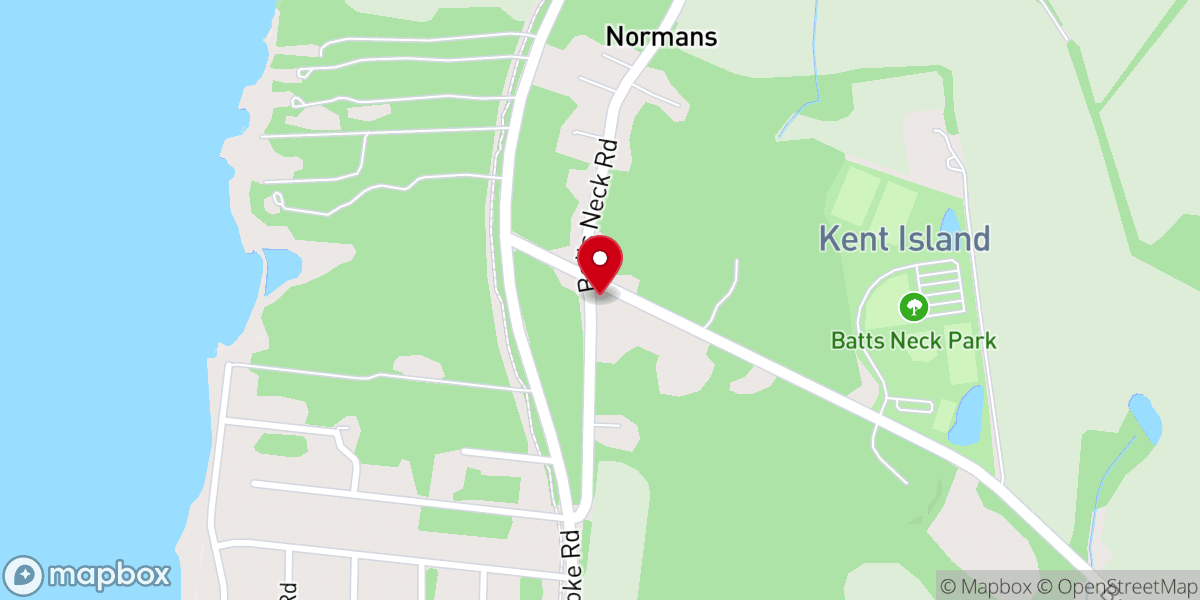 Map showing location of Kent Island Church of God