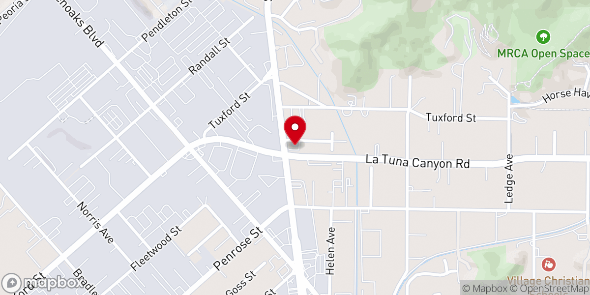 Map showing location of Sun Valley Community Church