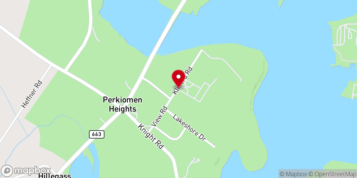 Map showing location of St. Philip Neri Catholic Parish